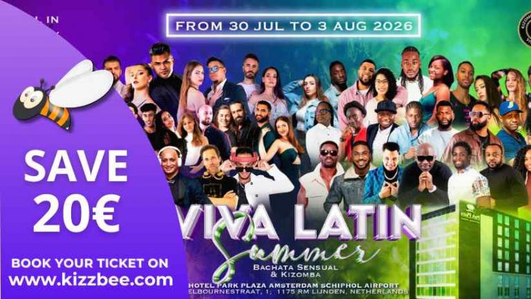Viva Latin Summer 2026 event promotional poster