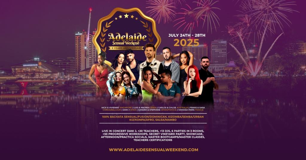 Adelaide Sensual Weekend 2025 – 5 YEARS ANNIVERSARY