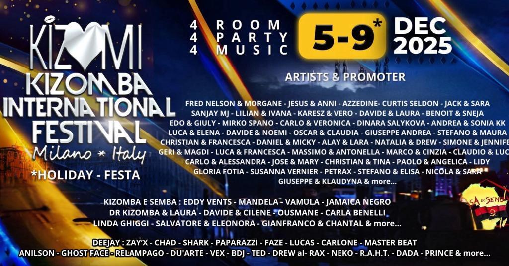 KIZMI 2025 – Kizomba Milano International Festival Official Event
