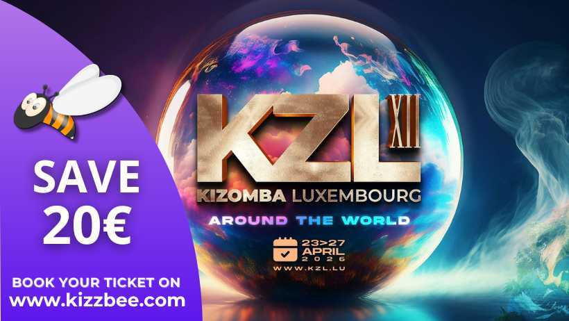 Kizomba Luxembourg event promotional poster.