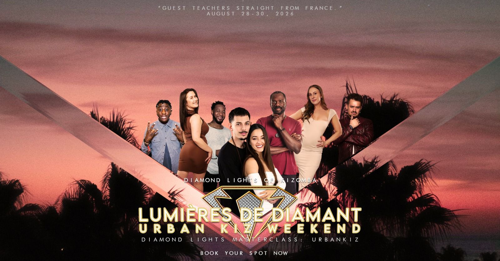 Urban Kizomba dance event, August 28-30, 2026.