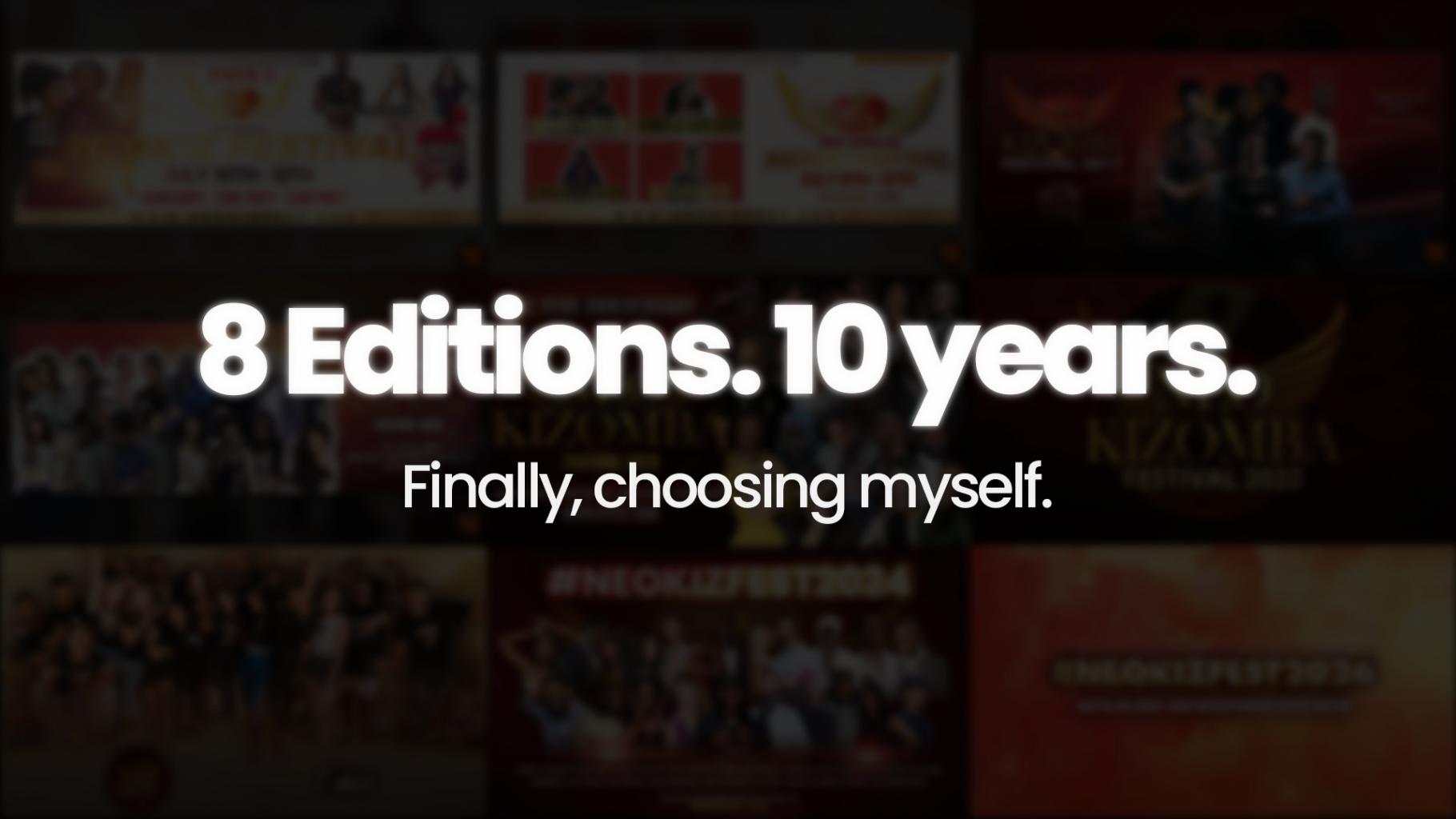 Kizomba Festival 10th Anniversary Celebration Graphic