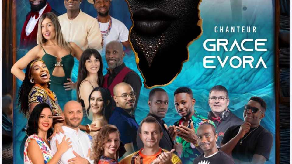 Concert poster for singer Grace Evora.