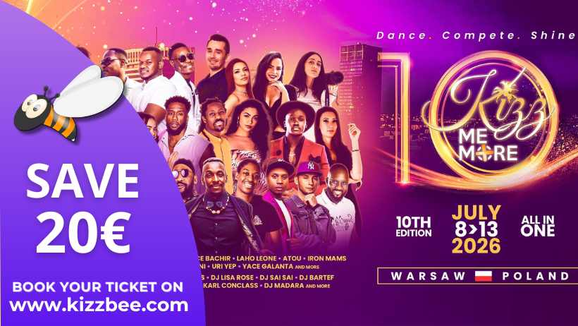 Kizz Me More 2026 dance festival poster