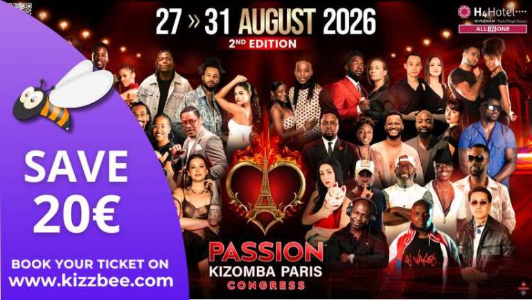 Passion Kizomba Paris Congress 2026 event poster