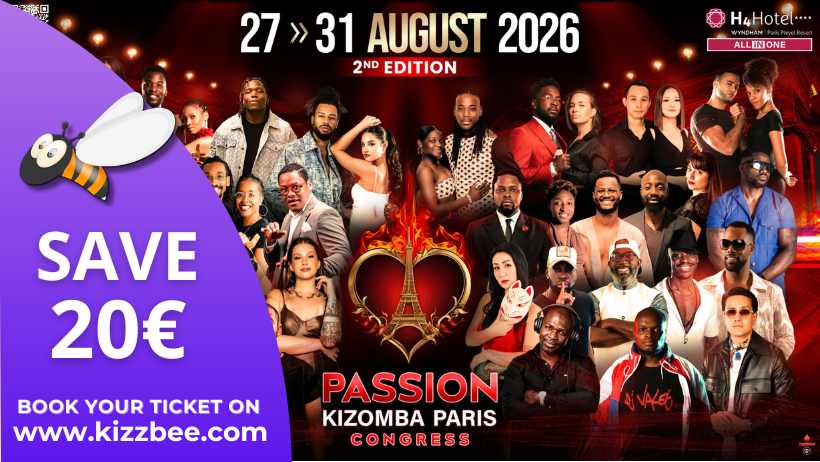 Passion Kizomba Paris Congress 2026 event poster