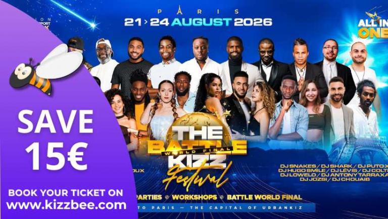 Kizz Festival Paris 2026 promotional poster