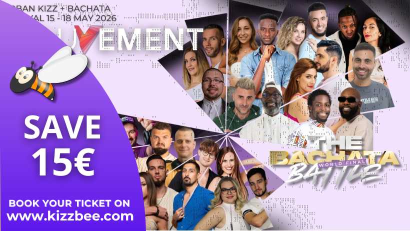 Bachata dance event promotional poster