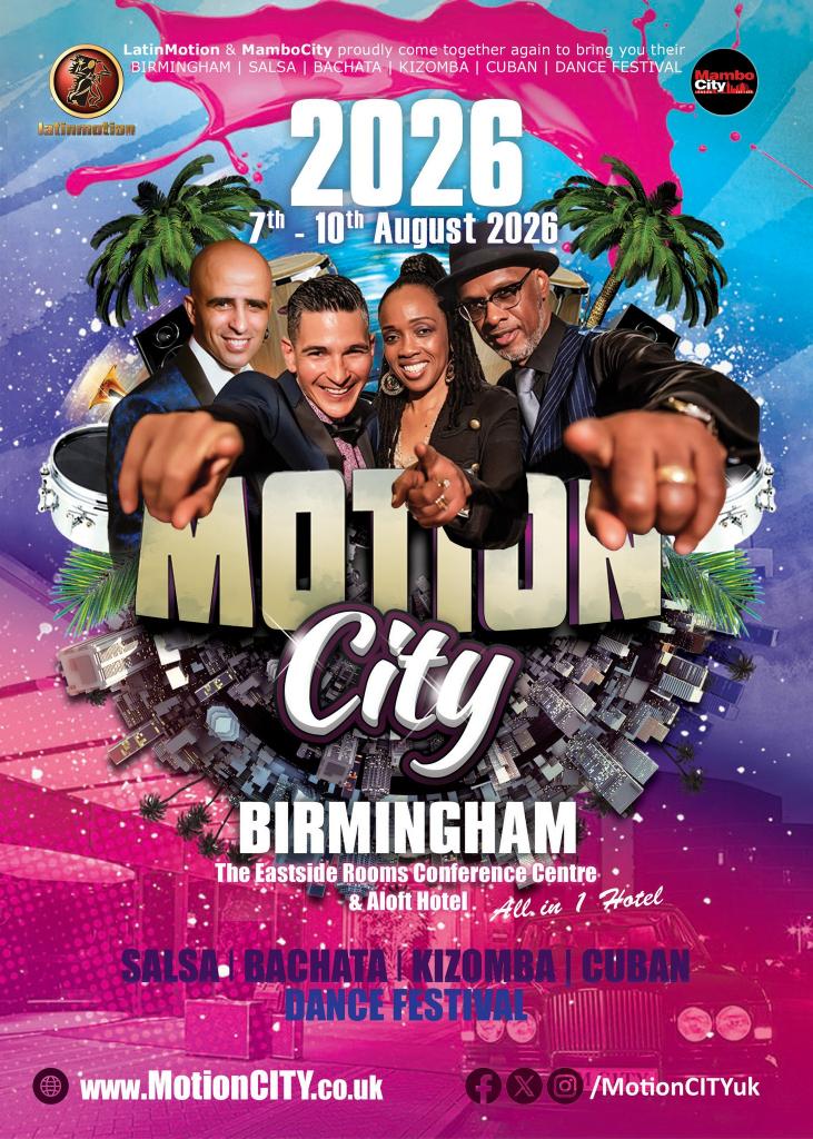 Motion City 2026 dance festival poster