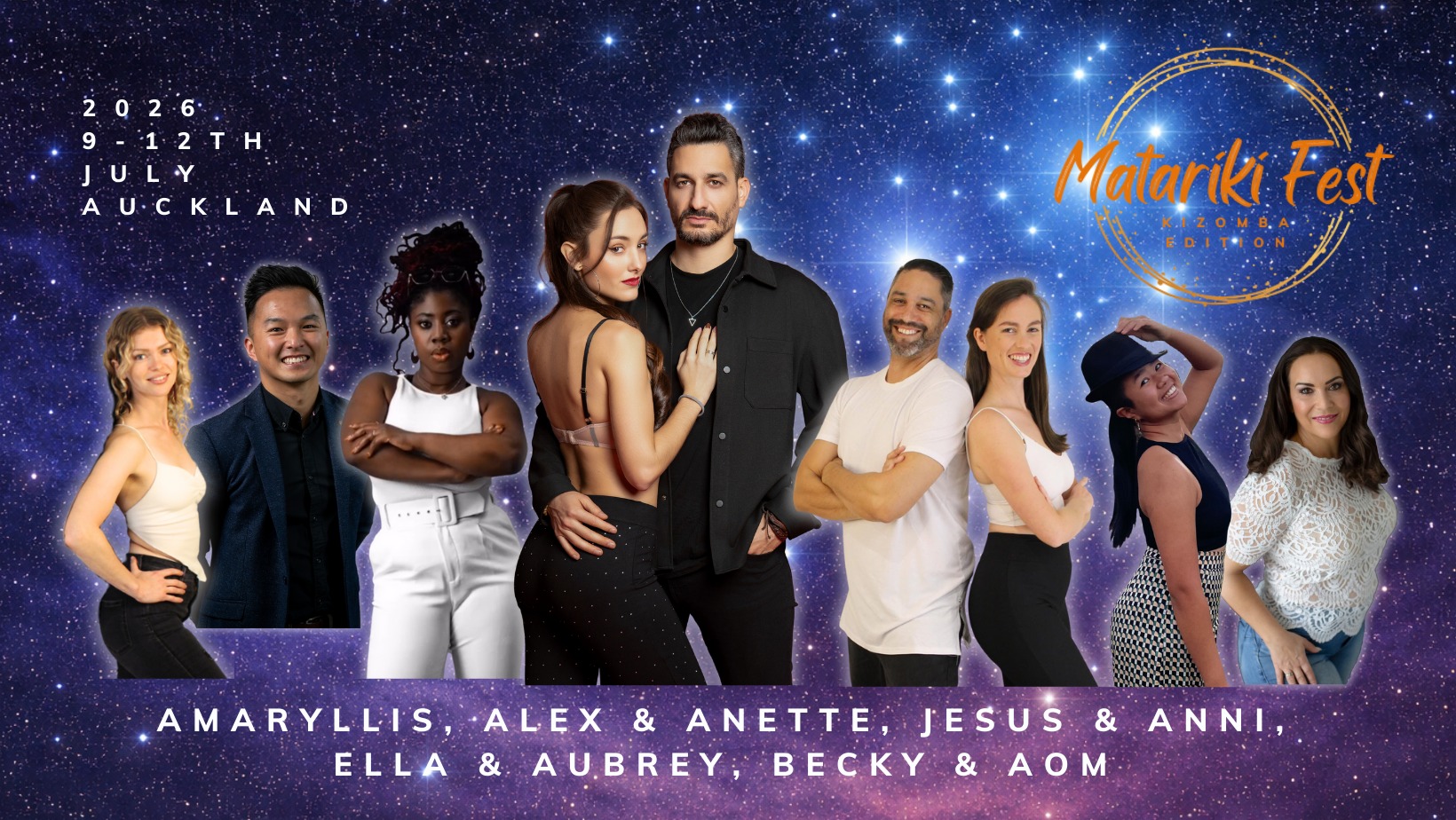 Matariki Fest 2026 event poster with dancers