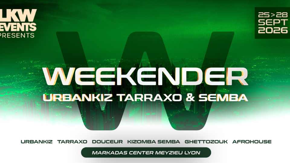 Weekender dance event in Lyon, September 2026.