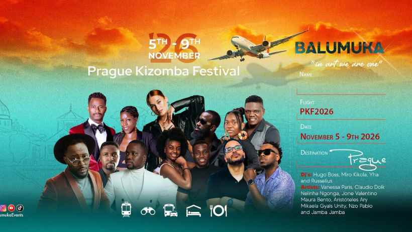 Prague Kizomba Festival promotional poster.