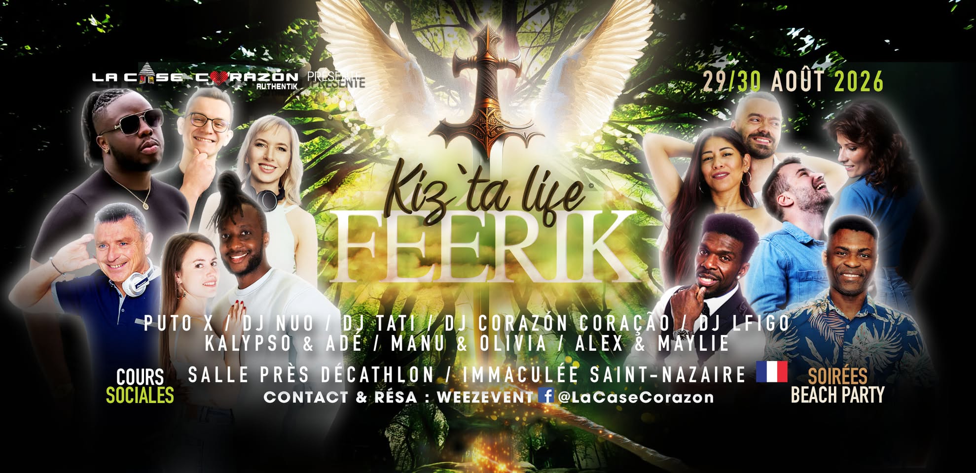 Kiz' ta Life Feerik dance event poster 2026