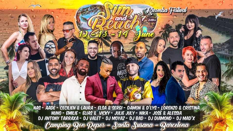 Sun and Beach Kizomba Festival poster