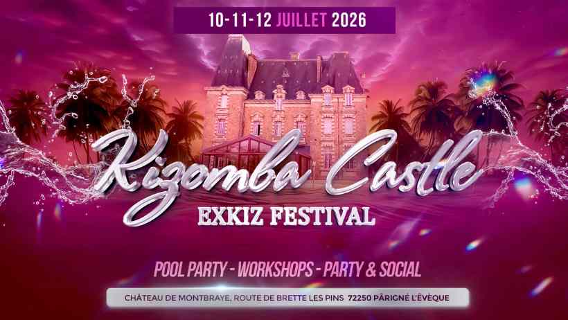 Kizomba Castle EXXIZ Festival promotional poster 2026
