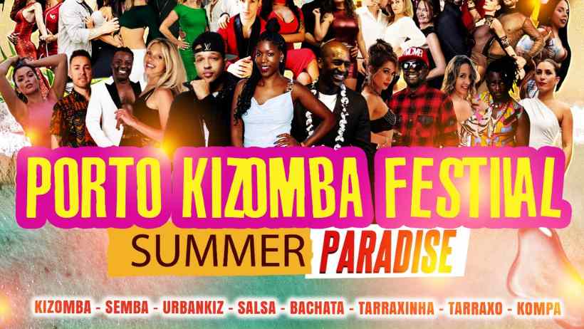 Porto Kizomba Festival Summer Paradise promotional poster