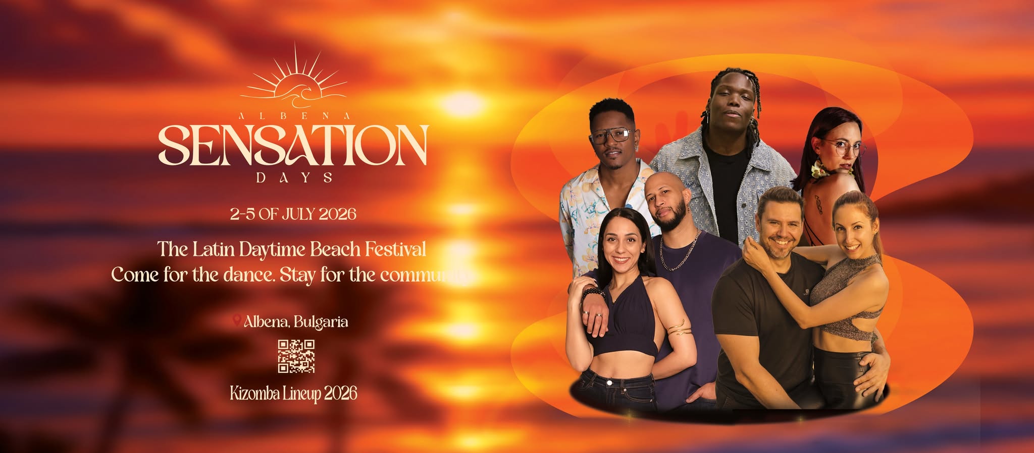Albena Sensation Days beach festival poster 2026