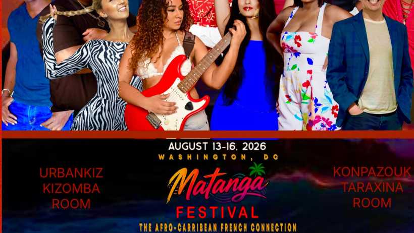 Matanga Festival poster with performers and event details
