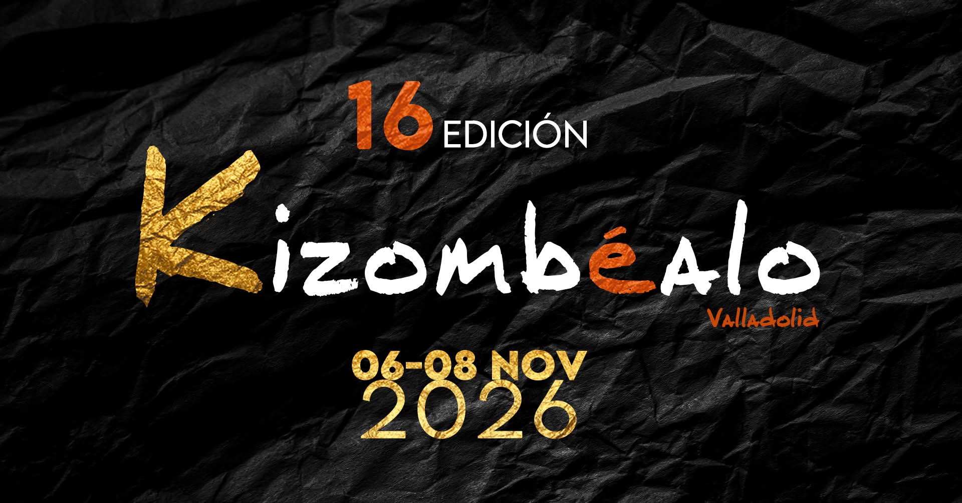 Kizombaêlo Valladolid 2026 event poster