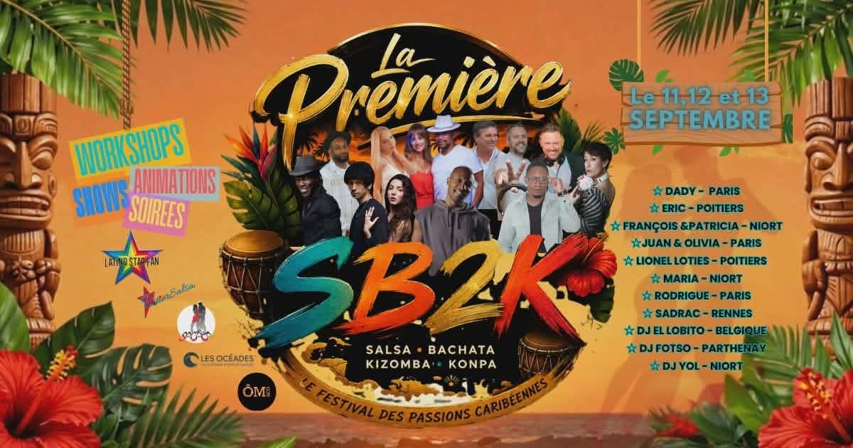 La Première SB2K Caribbean dance festival promotional poster