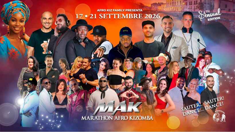 MAK 2026 Afro Kizomba dance festival promotional poster