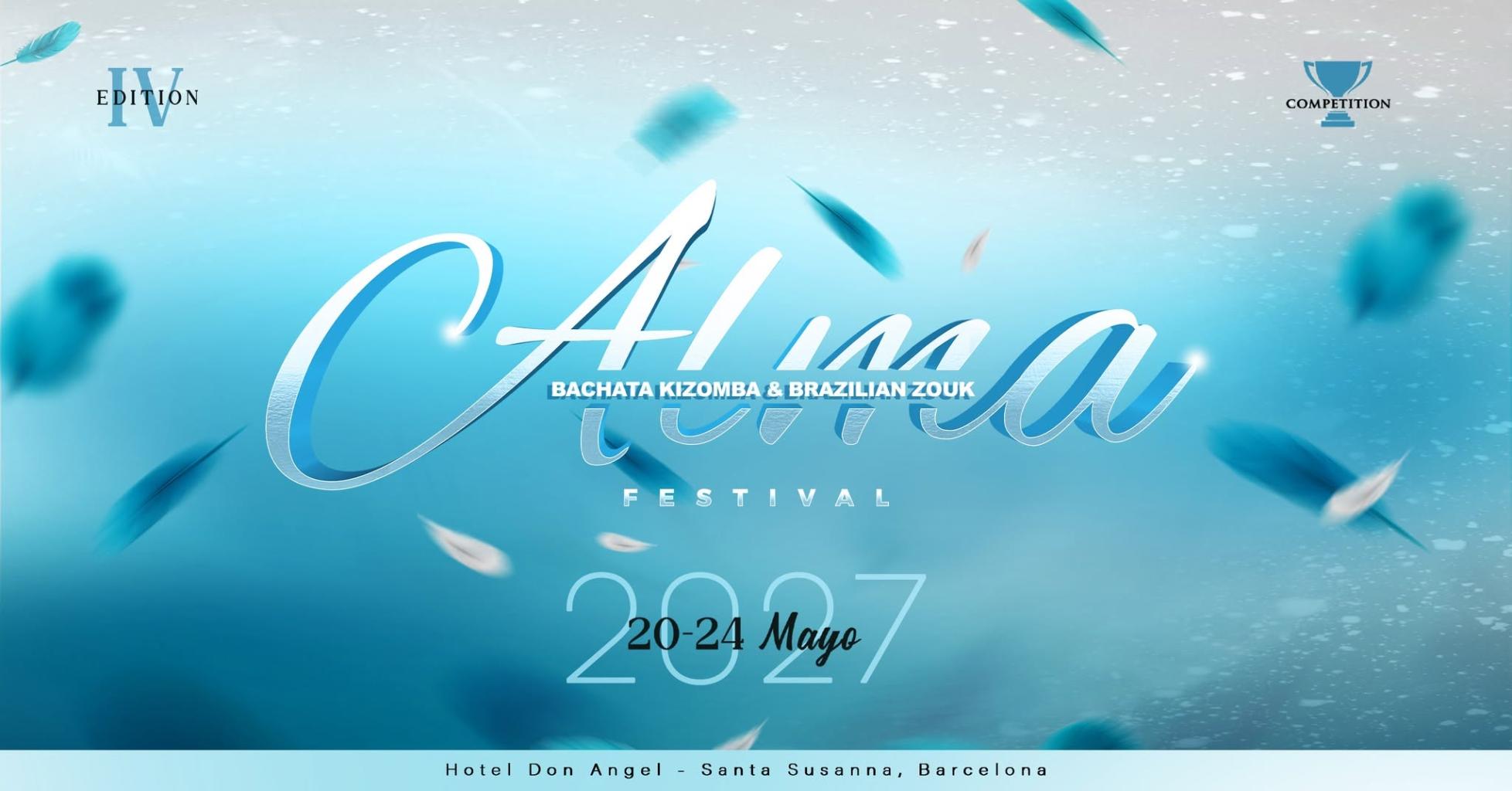 Alma dance festival poster with dates and Barcelona venue