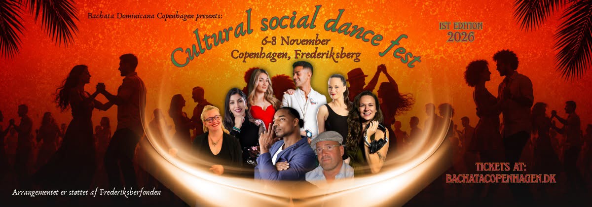Cultural Social Dance Fest 2026 poster, Copenhagen