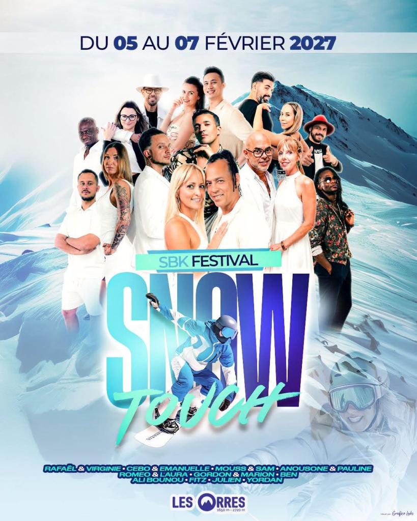 Snow Touch SBK Festival poster, 5–7 February 2027